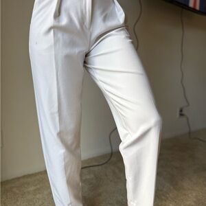 Elegant White Women's Pants